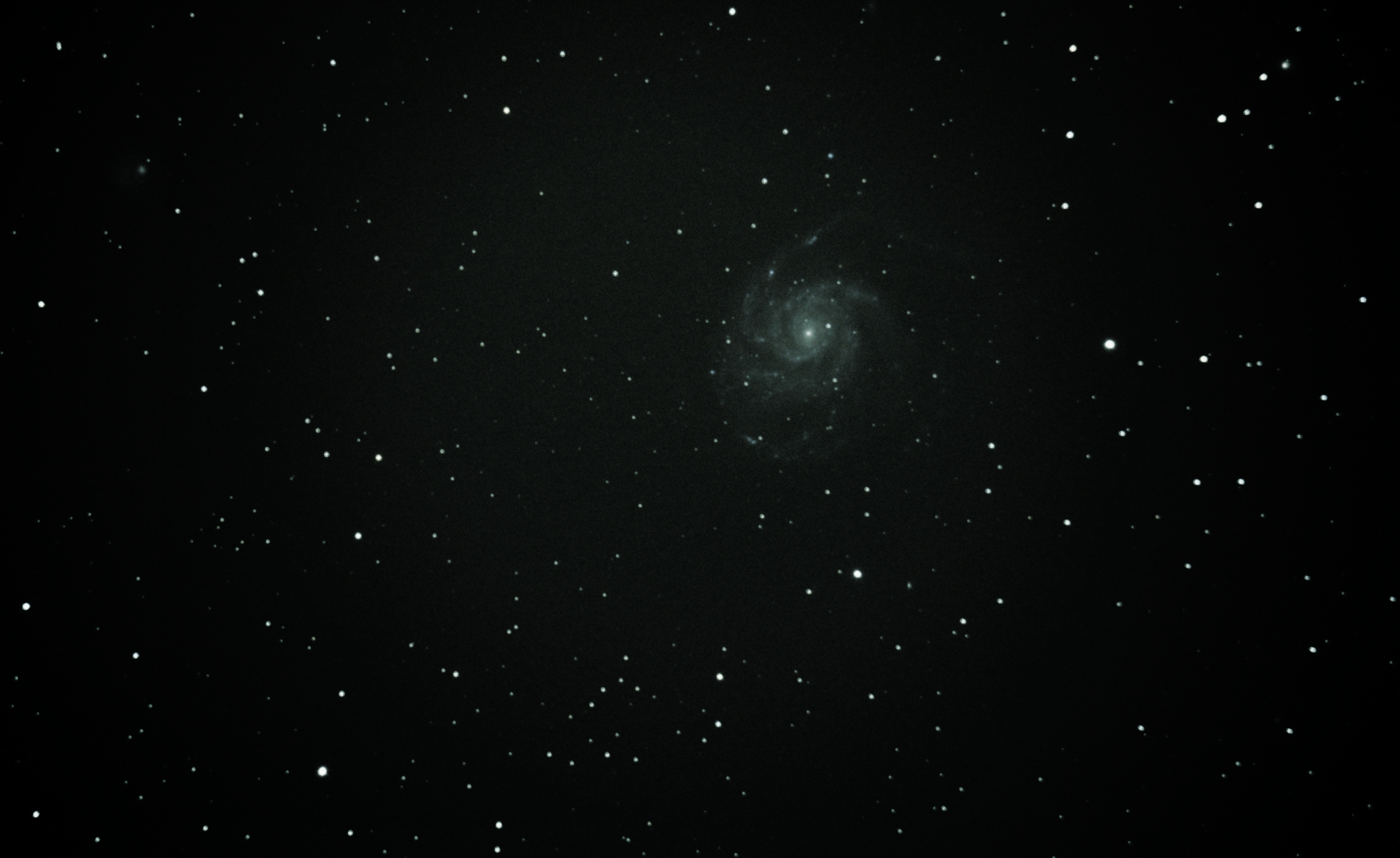 Pinwheel galaxy MEADE LXD75/SN200 NikonD5000 f=0 ISO 3200 60s